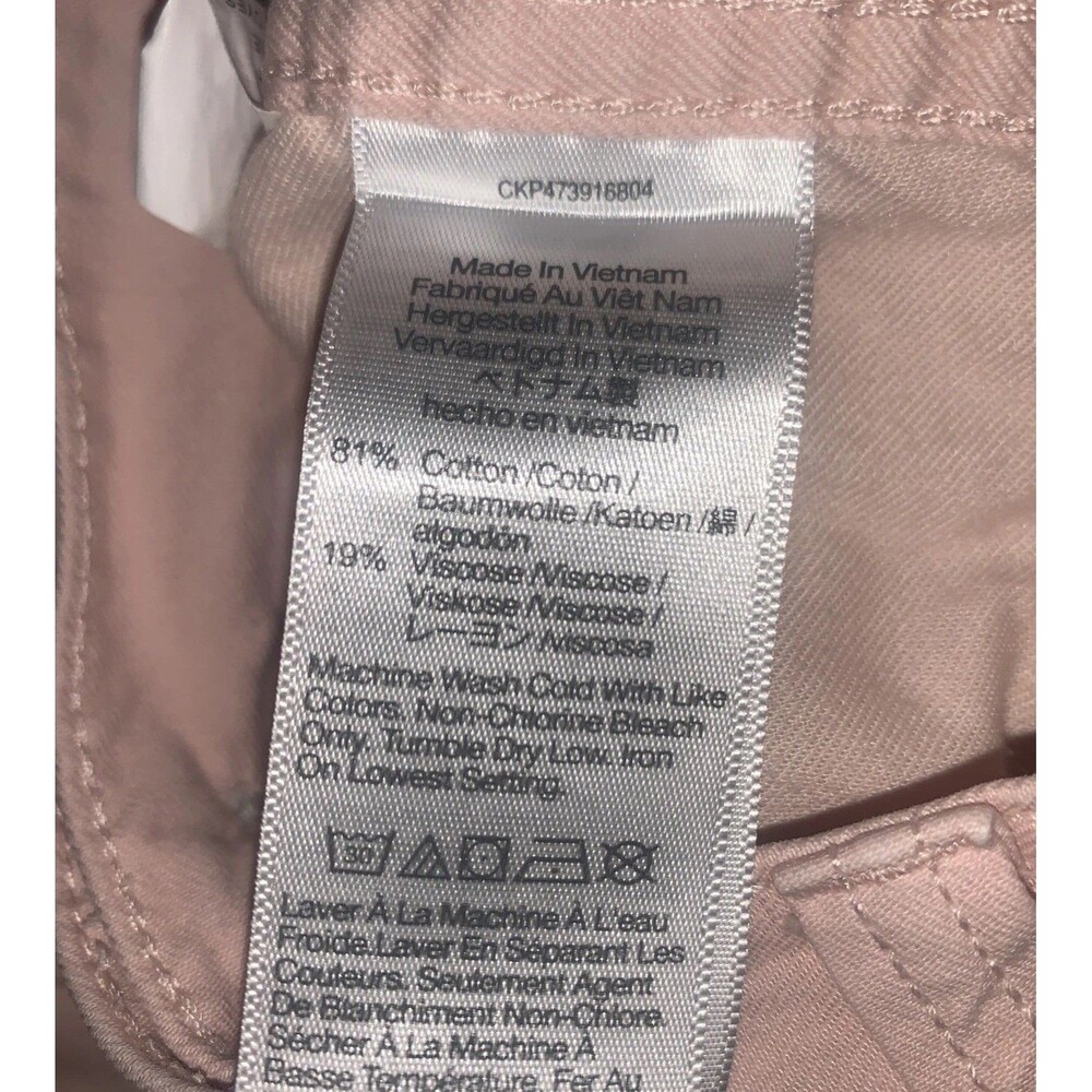 Madewell Womens Sz 27 Pink Low Slung Straight Fit Cargo Pants - Picture 7 of 7